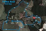 mapa trilha azul
